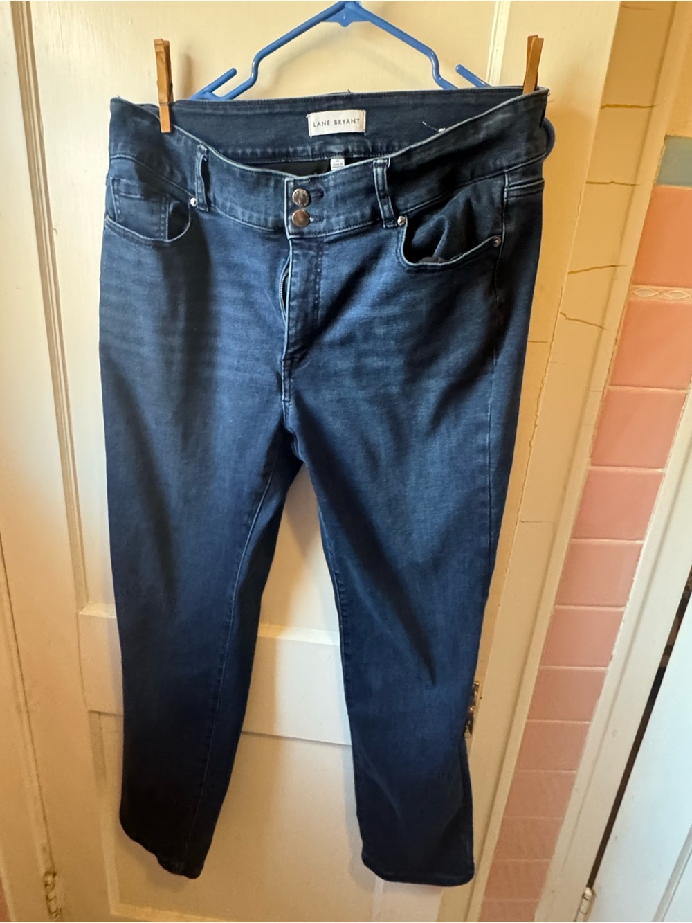 Lane Bryant Dark Wash High Rise Skinny Jeans | Size 16 | Stretch